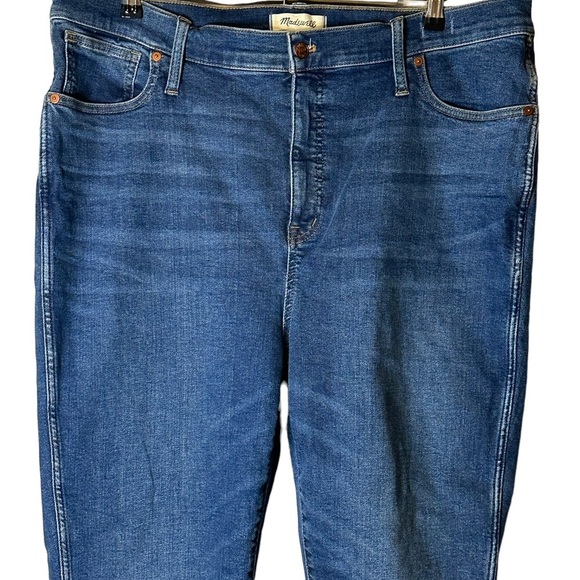 Madewell 10”‎ High-Rise Skinny Jeans MA616 Plus Size 35 - Picture 3 of 13
